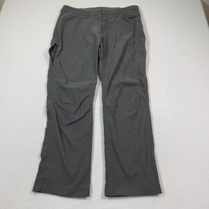 Eddie Bauer Tech Pants Men 36X30 Gray‎ Nylon Hiking Outdoor